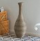 38-inch Tall Artificial Rattan Floor Vase in Elegant Beige - Statement Piece for Living Room Decor, Entryway, or Hallway - Versatile Home Accent for Dried or Silk Floral Arrangements
